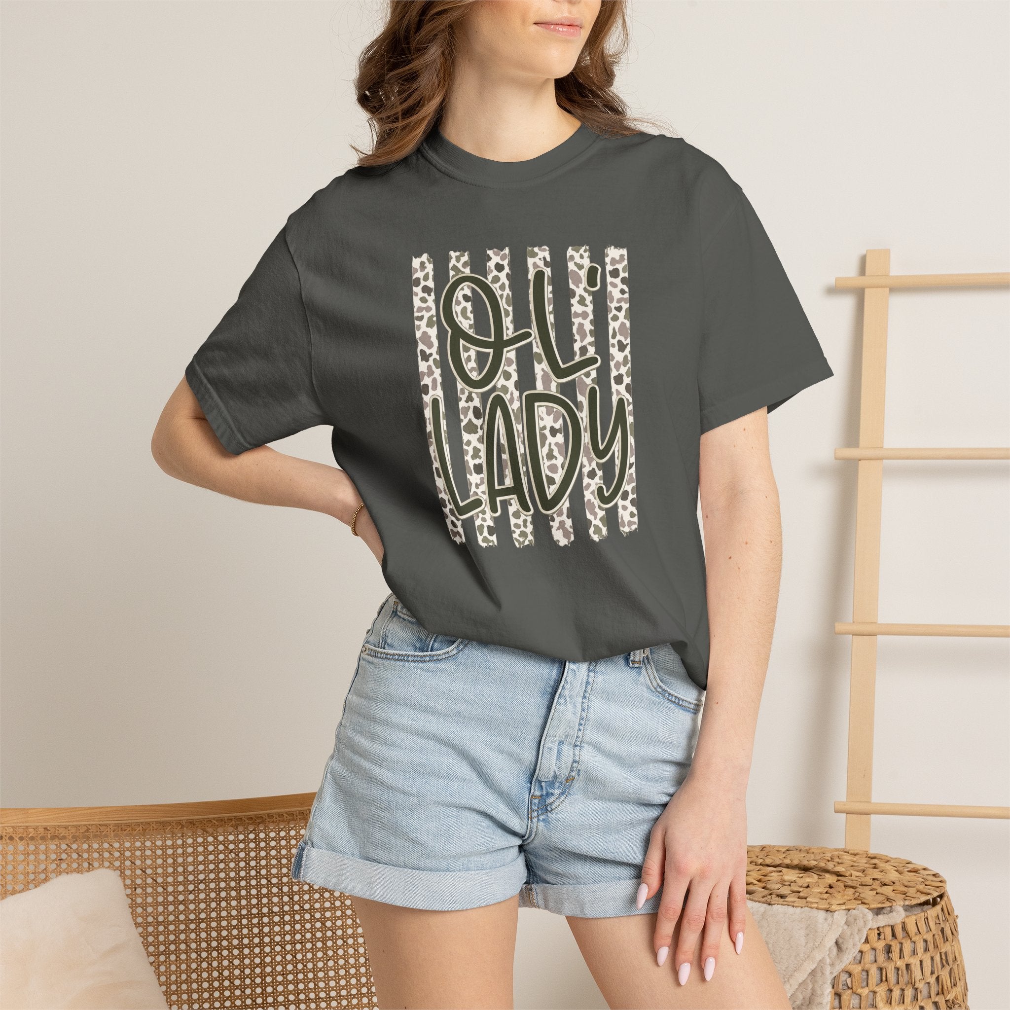 Ol’ Lady Stripe T-Shirt — Vintage Print Graphic Tee
