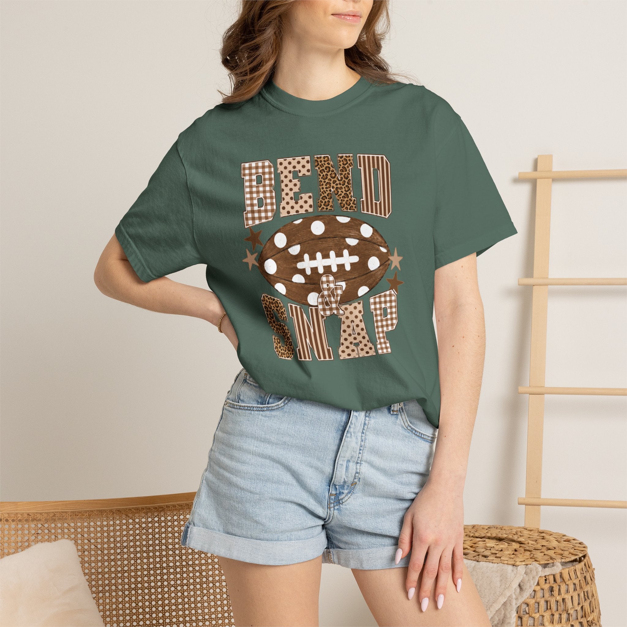 Bend & Snap Football Graphic T-Shirt
