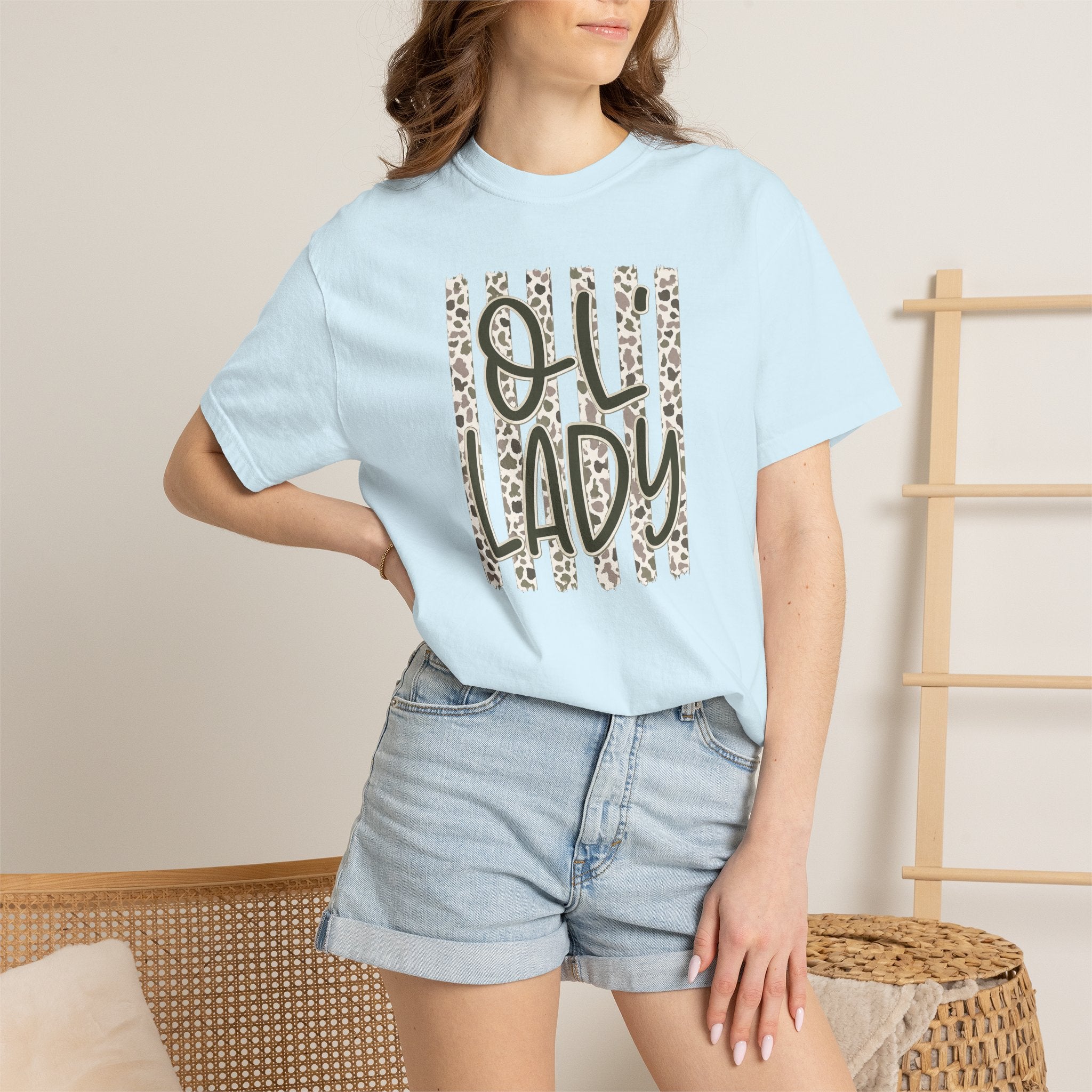 Ol’ Lady Stripe T-Shirt — Vintage Print Graphic Tee