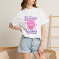 The Heavens Are Roaring Tiger T-Shirt — Pink & Purple Retro Graphic Tee