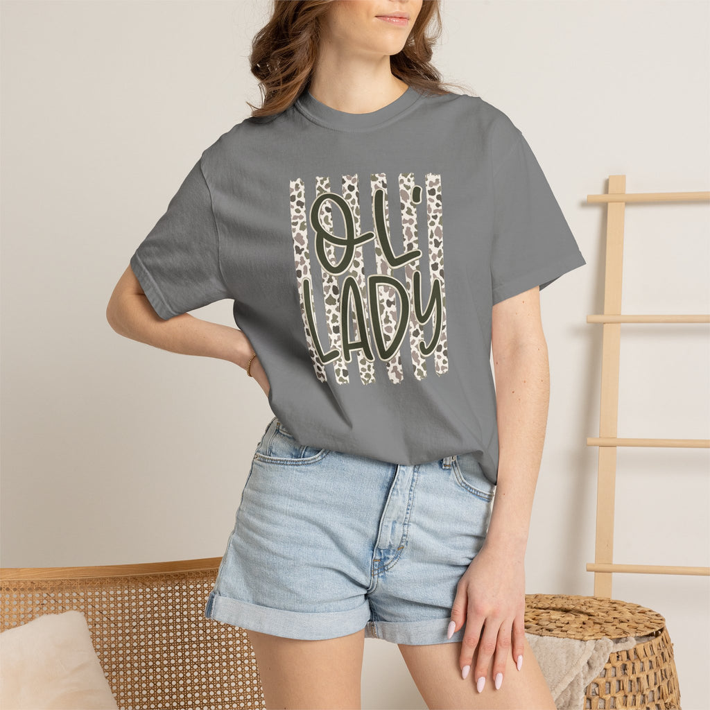 Ol’ Lady Stripe T-Shirt — Vintage Print Graphic Tee