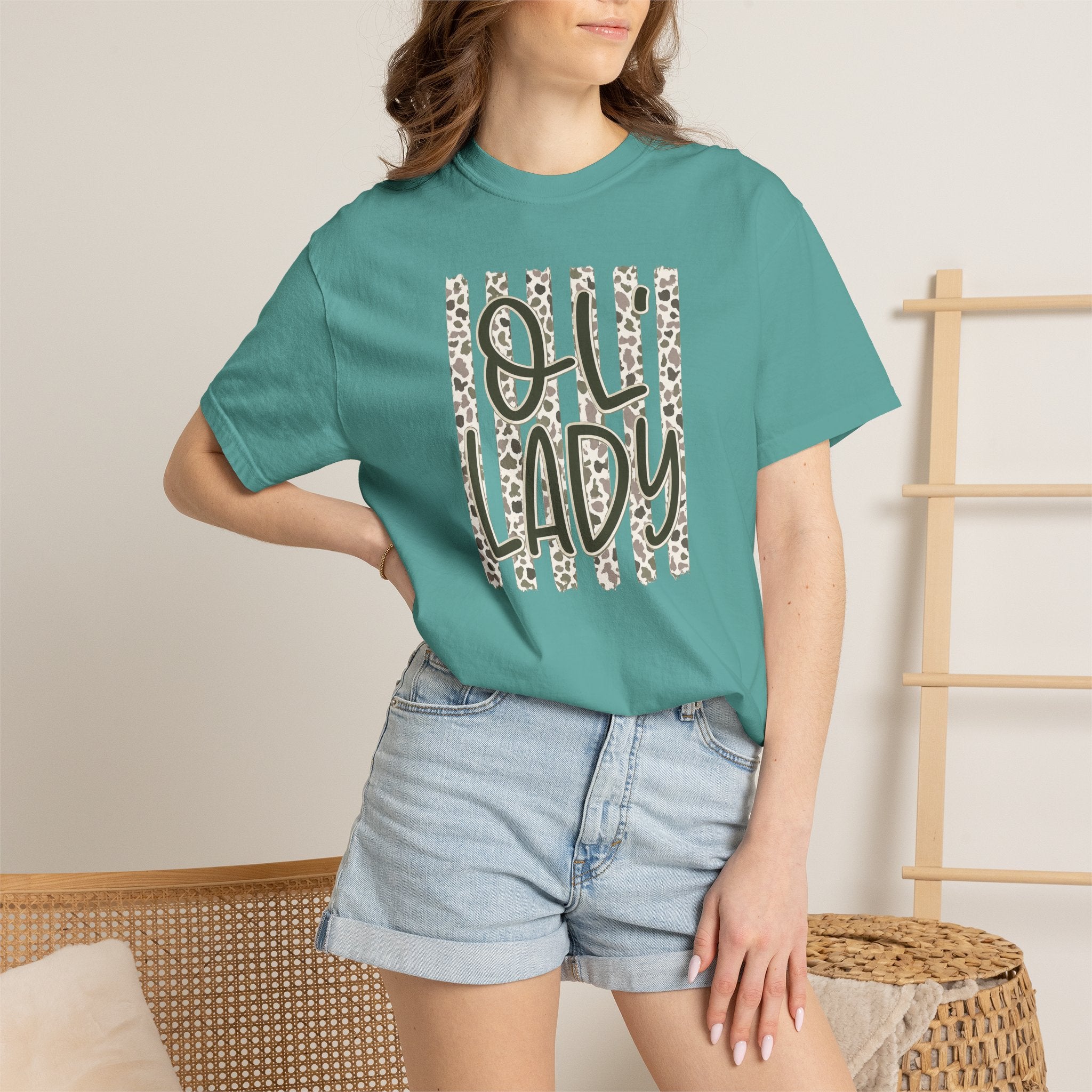 Ol’ Lady Stripe T-Shirt — Vintage Print Graphic Tee