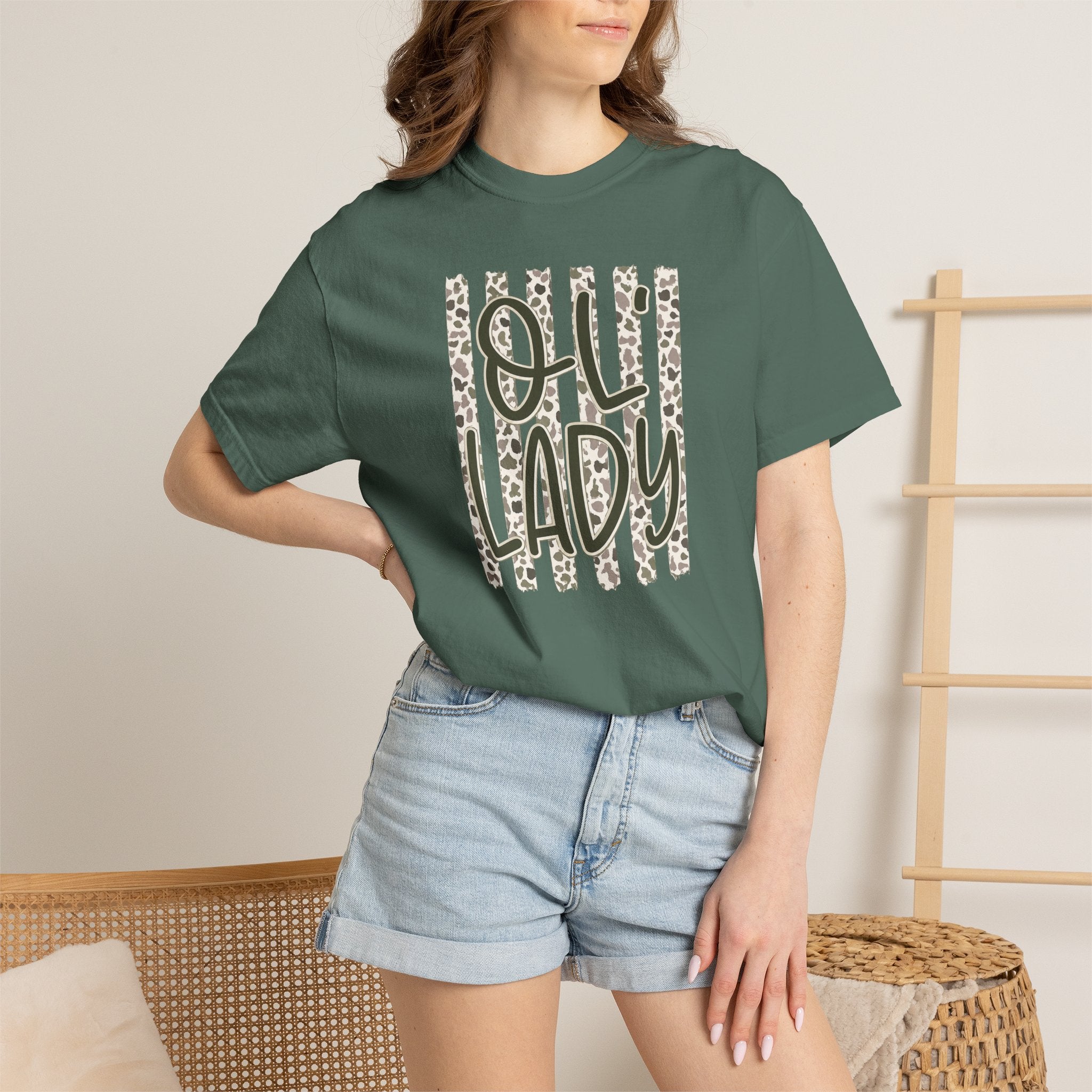 Ol’ Lady Stripe T-Shirt — Vintage Print Graphic Tee