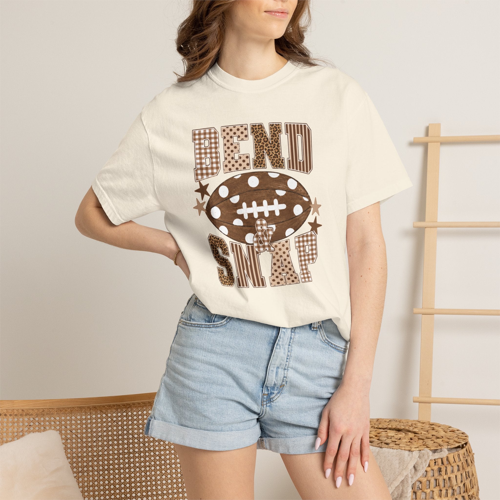 Bend & Snap Football Graphic T-Shirt