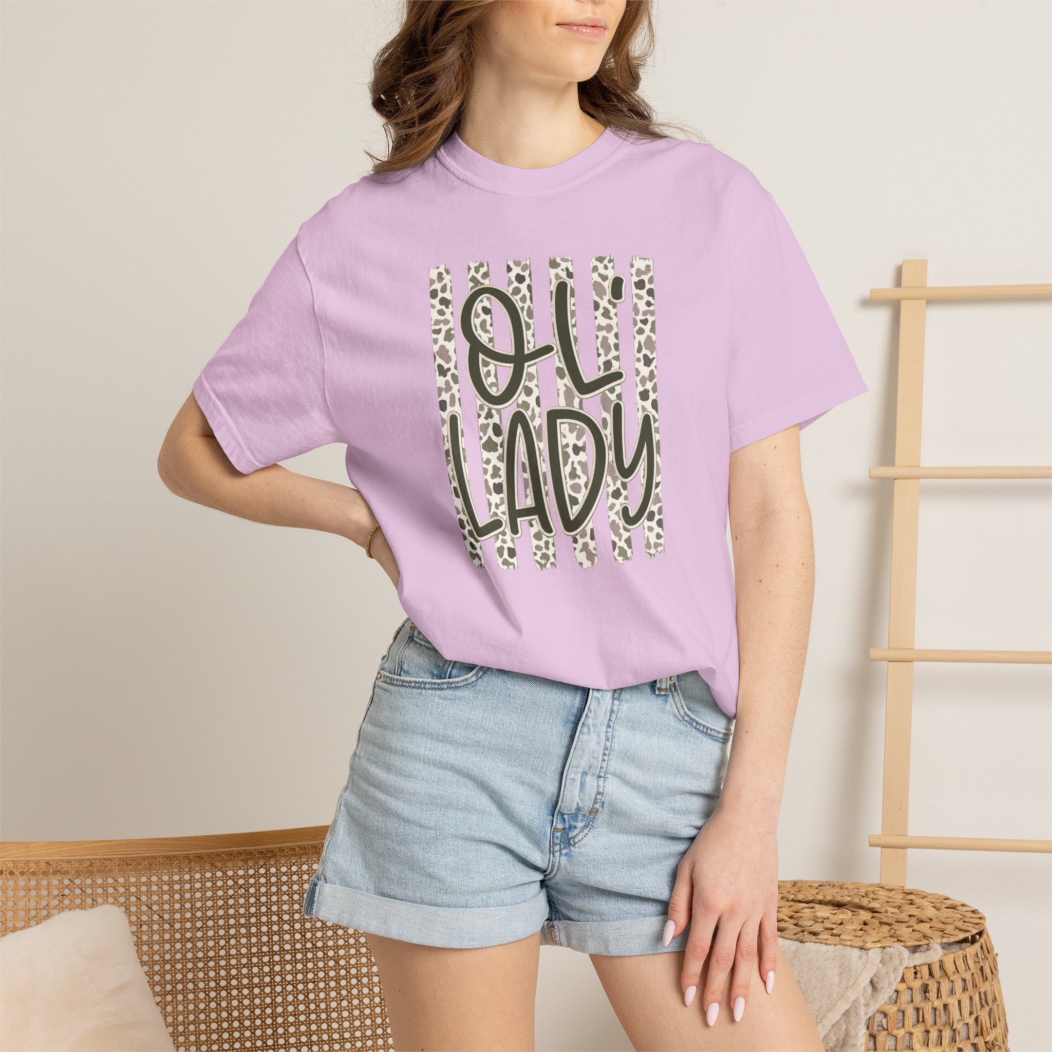 Ol’ Lady Stripe T-Shirt — Vintage Print Graphic Tee