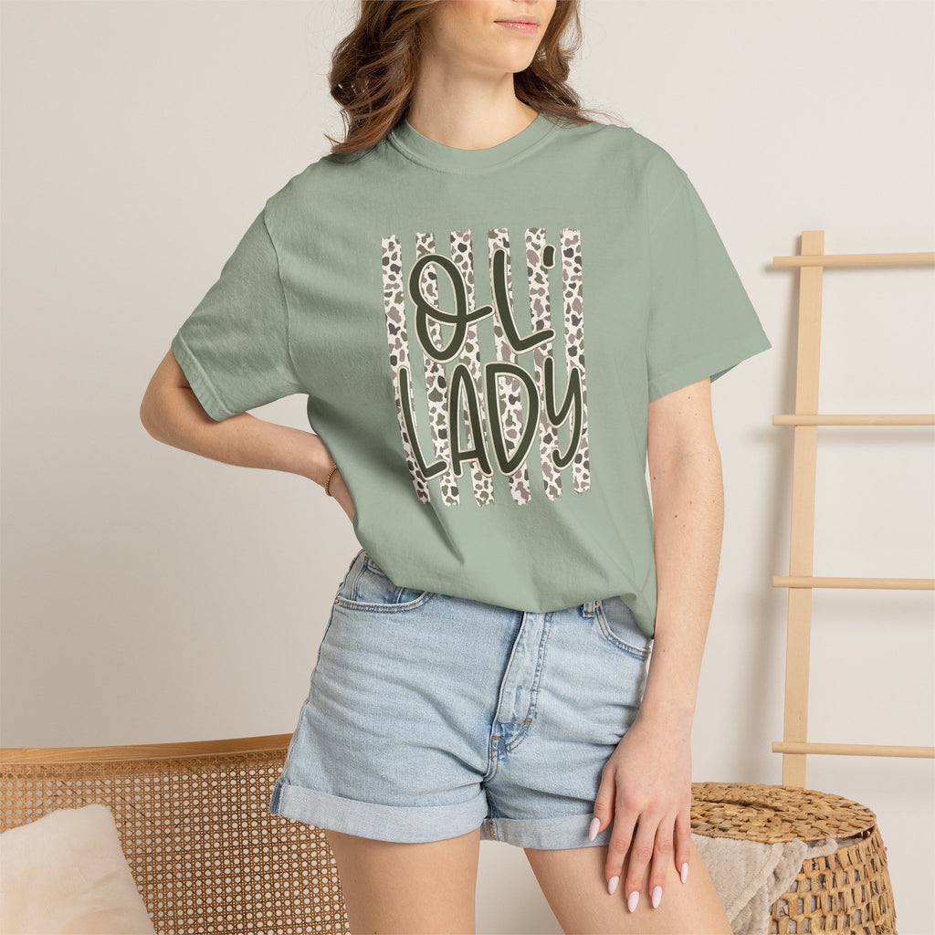 Ol’ Lady Stripe T-Shirt — Vintage Print Graphic Tee