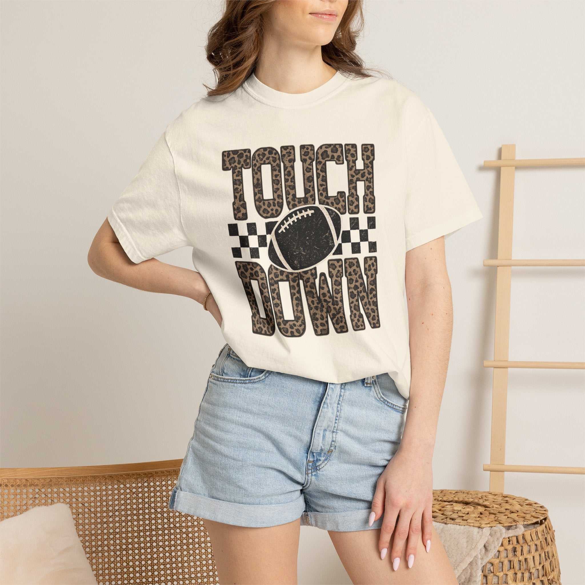 Touch Down Vintage Football Graphic Tee