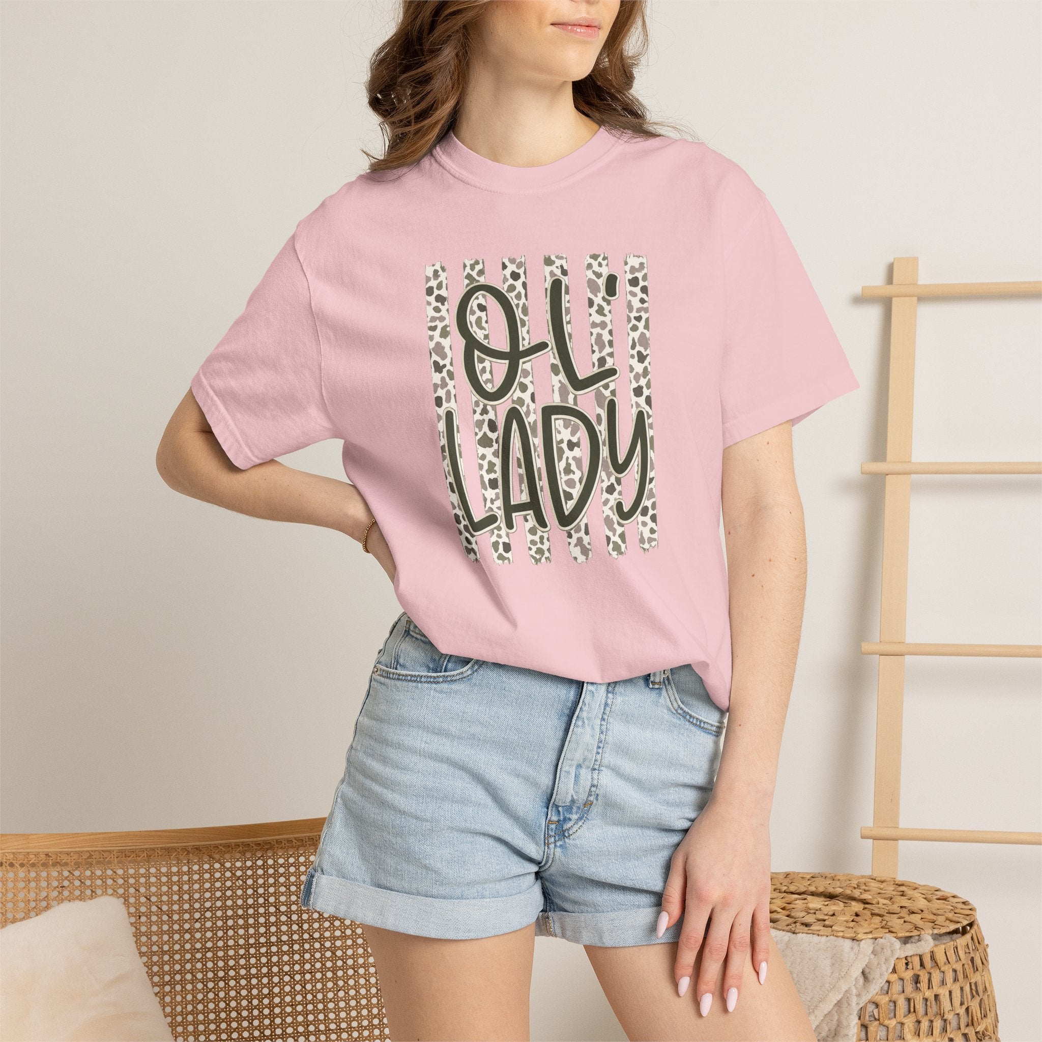 Ol’ Lady Stripe T-Shirt — Vintage Print Graphic Tee